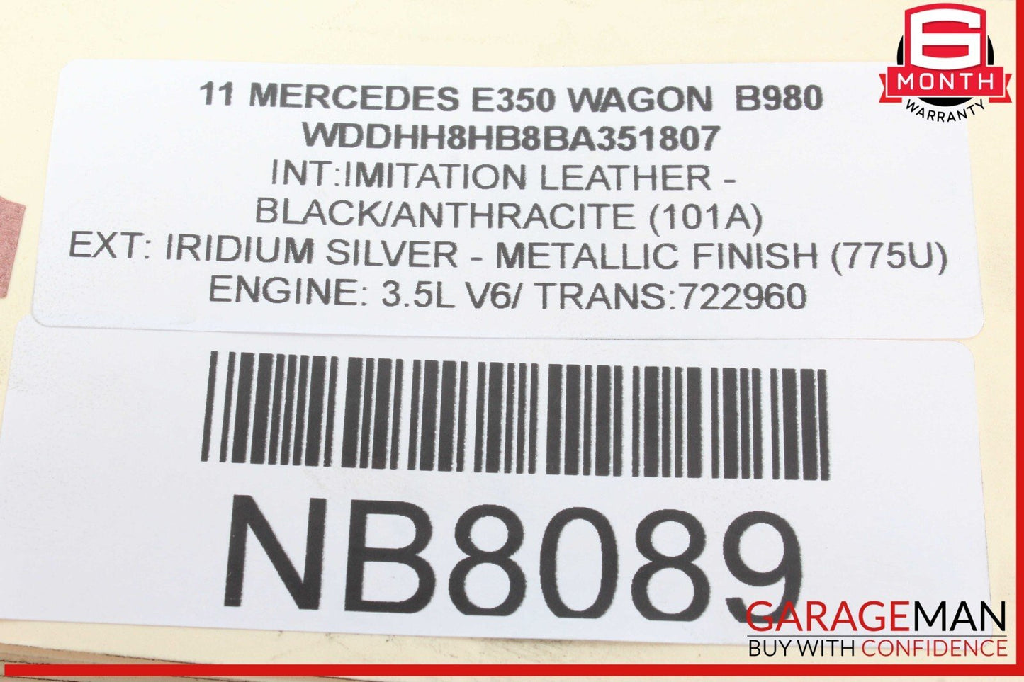 08-17 Mercedes W212 E350 Wagon Rear Left Side Suspension Upper Control Arm OEM