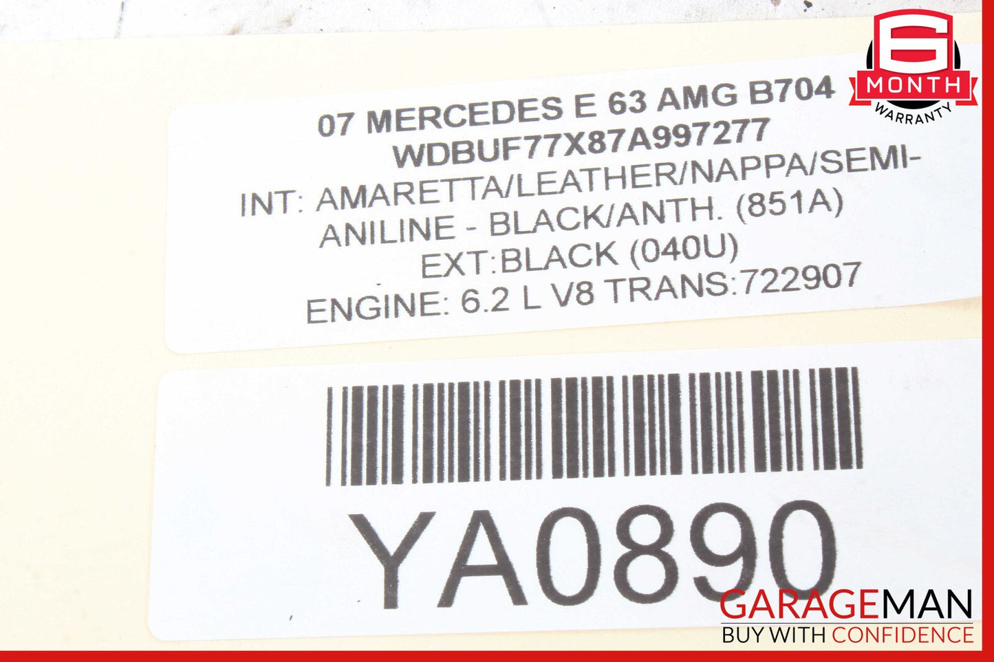 03-11 Mercedes W211 E63 AMG Rear Right Passenger Side Upper Control Arm OEM
