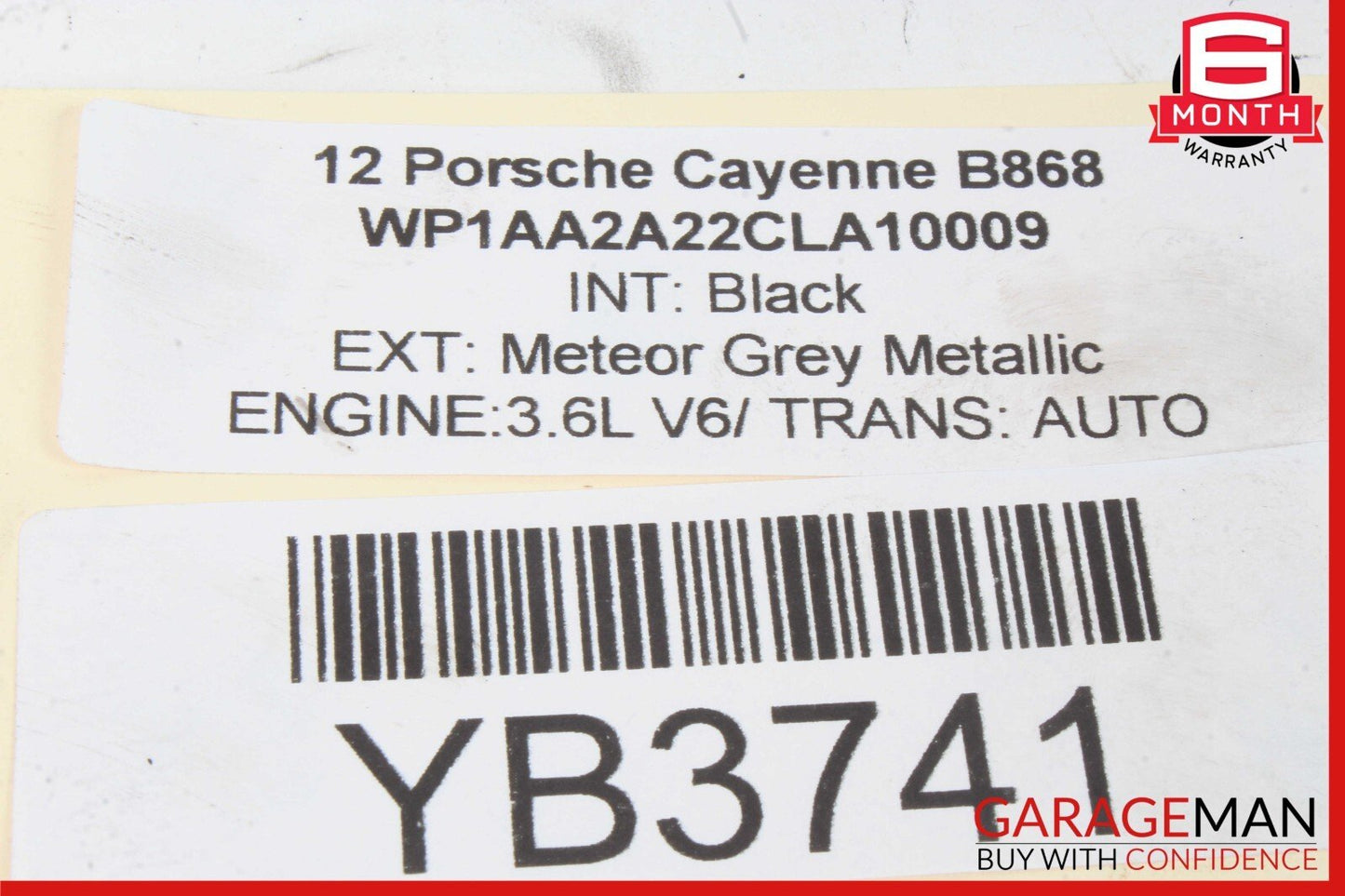 11-18 Porsche Cayenne 958 S Rear Left or Right Side Upper Rearward Control Arm