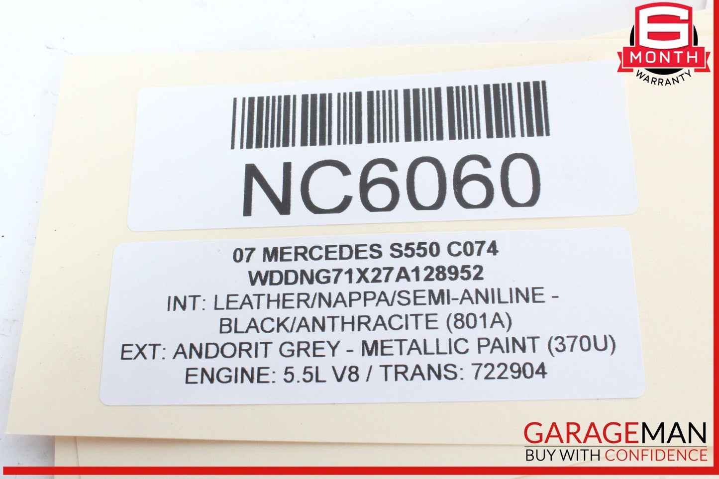 07-14 Mercedes W221 S550 CL600 Front Right Dash A/C Air Vent Trim Grille OEM