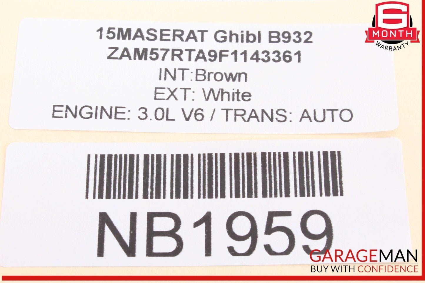 14-17 Maserati Ghibli M157 Rear Left Driver Side Door Lock Latch Actuator OEM