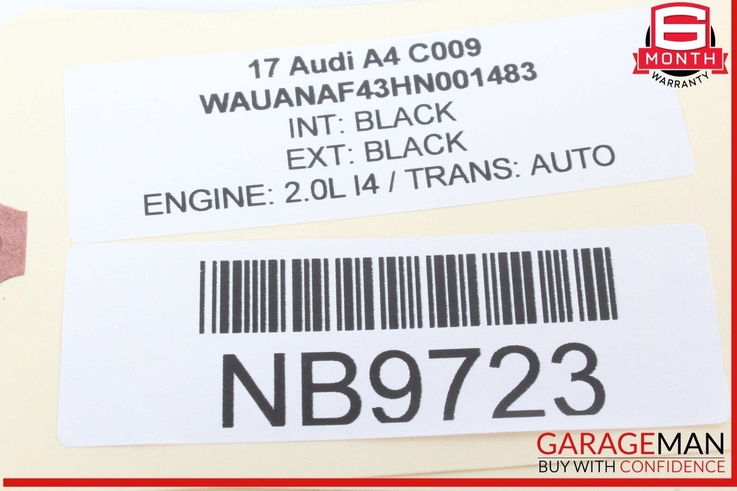 17-24 Audi A4 Keyless Entry Antenna Module Unit 4M0907247A OEM