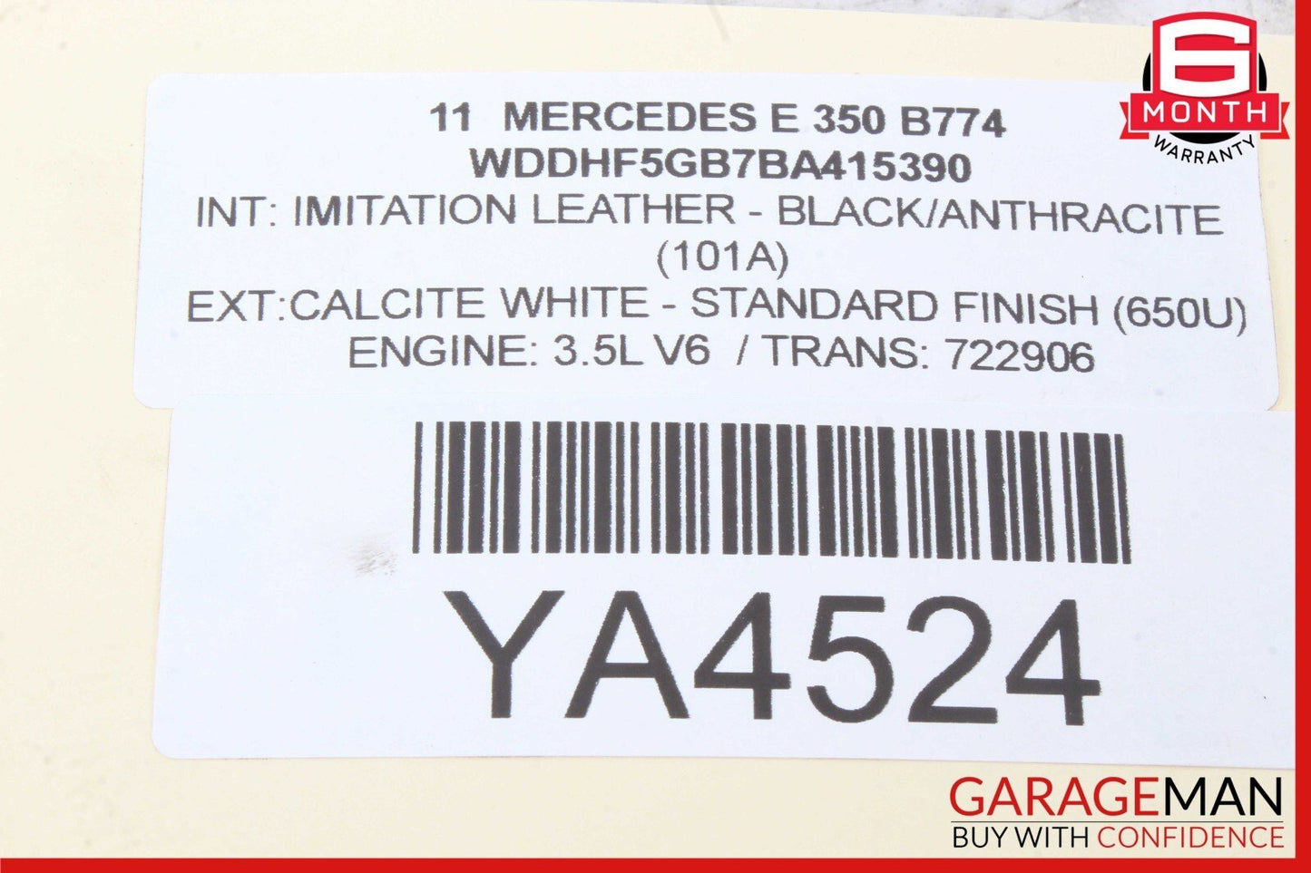 10-16 Mercedes W212 E350 E550 Front Left Driver Side Lower Control Arm OEM