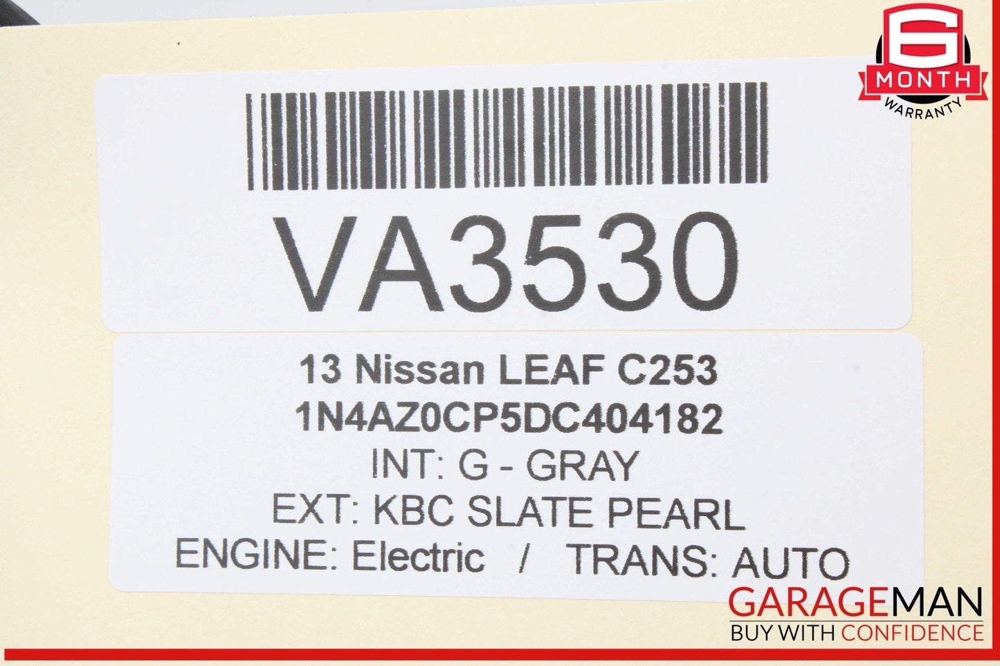 13-17 Nissan Leaf Battery Charging Indicator Trim Display Unit 250203NA0B OEM