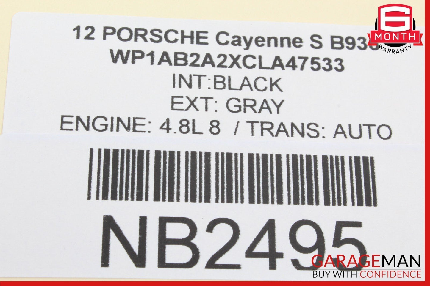 11-18 Porsche Cayenne S 958 Front Right Center Inner Dash Heat AC Vent Cover OEM