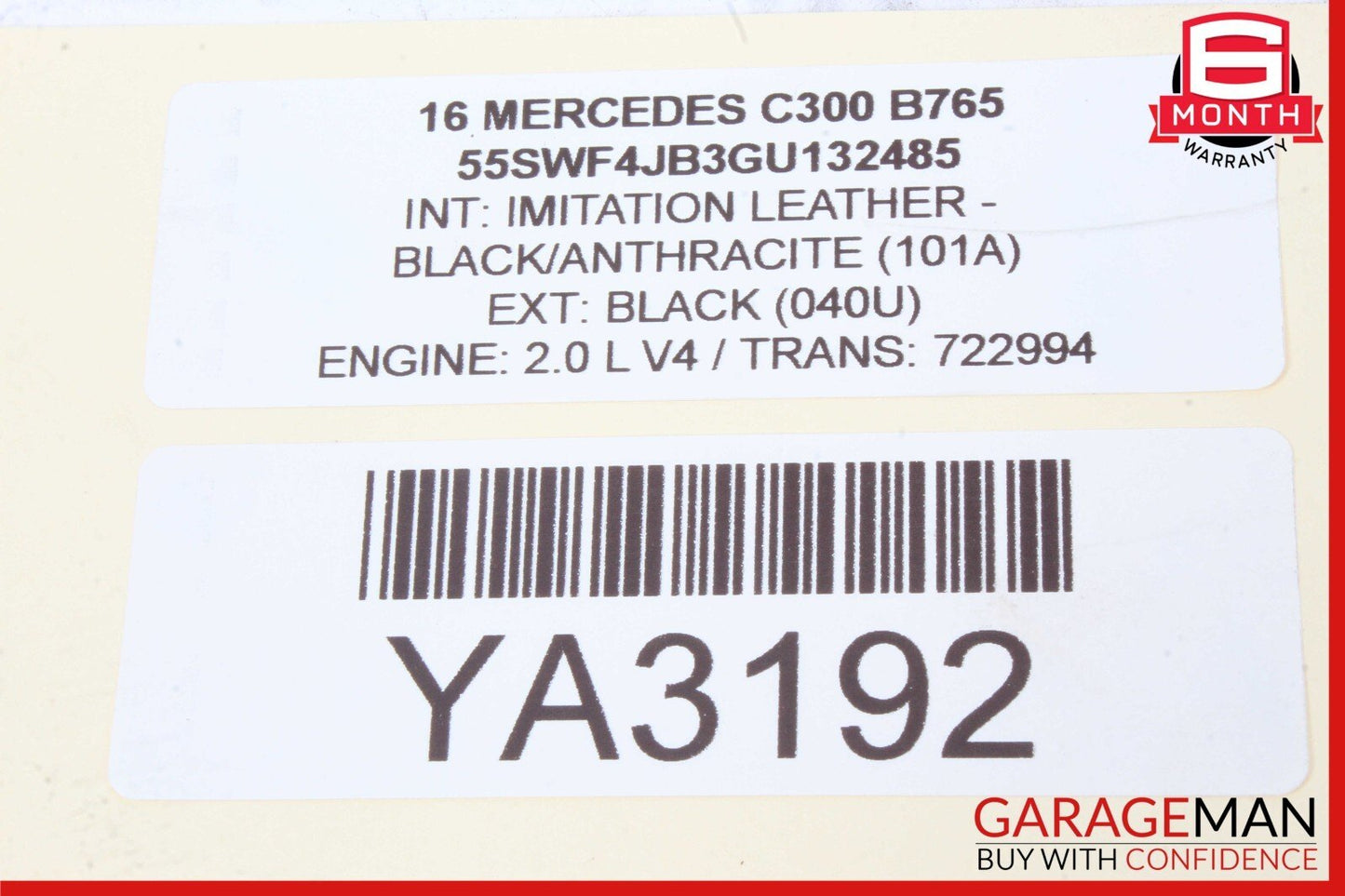 15-18 Mercedes W205 C300 C400 C350e Rear Trunk SAM Controller Module Unit