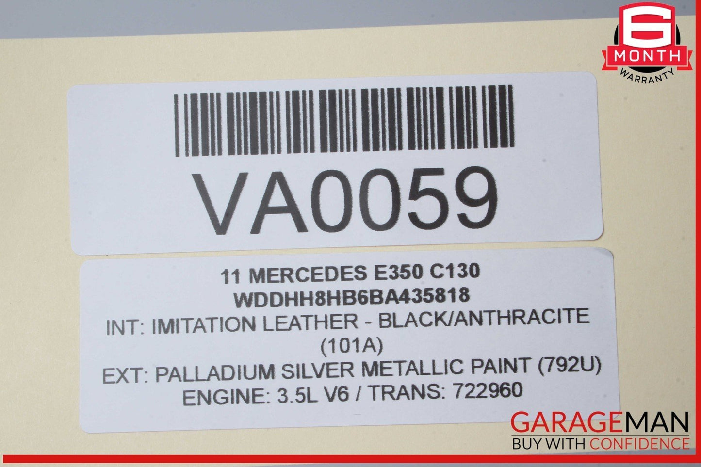 08-18 Mercedes W212 E350 Rear Left Driver Side Door Control Module 2129003906