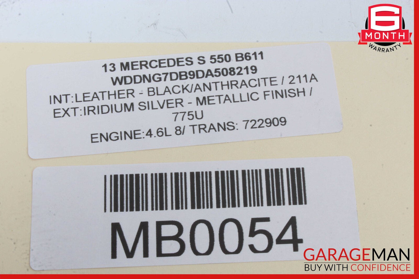 07-13 Mercedes W221 S550 S350 S400 Front Left Door Control Module 2219007301 OEM