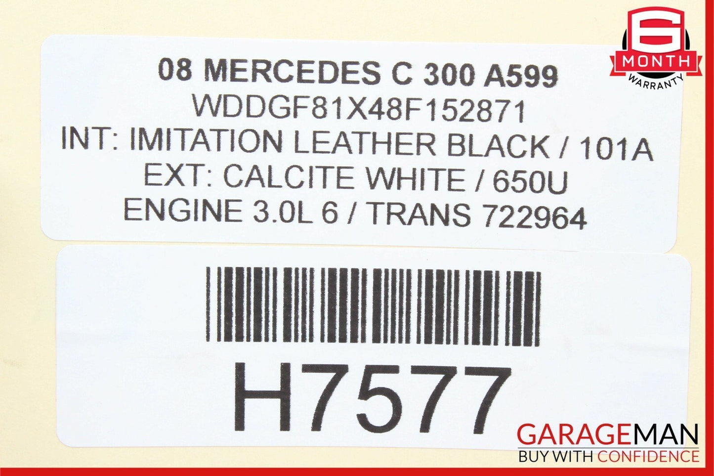 08-11 Mercedes W204 C250 C300 Rear Right / Left Side Door Sound Speaker OEM