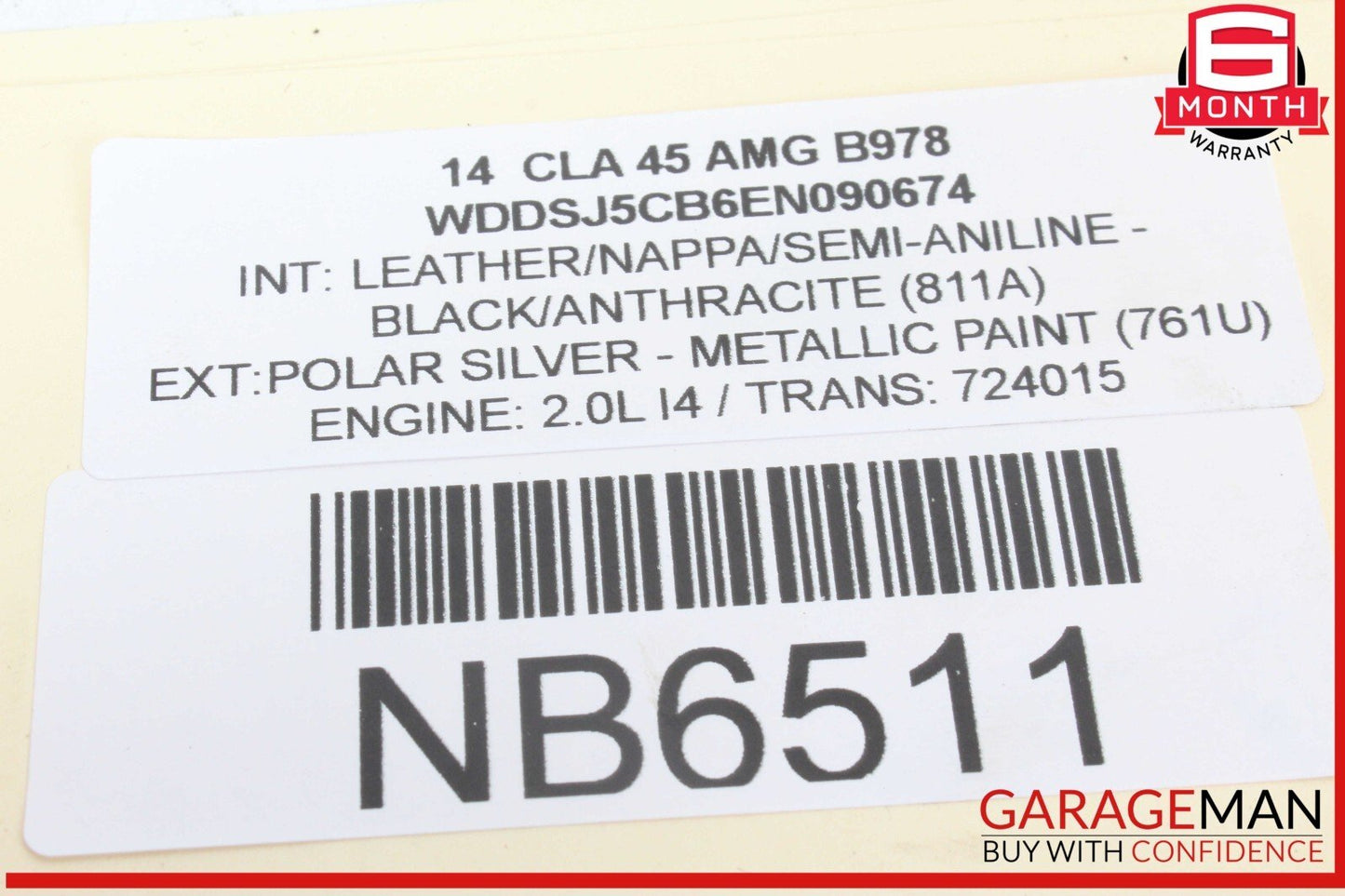 12-20 Mercedes W117 CLA45 AMG Front Left Side Door Control Module Unit
