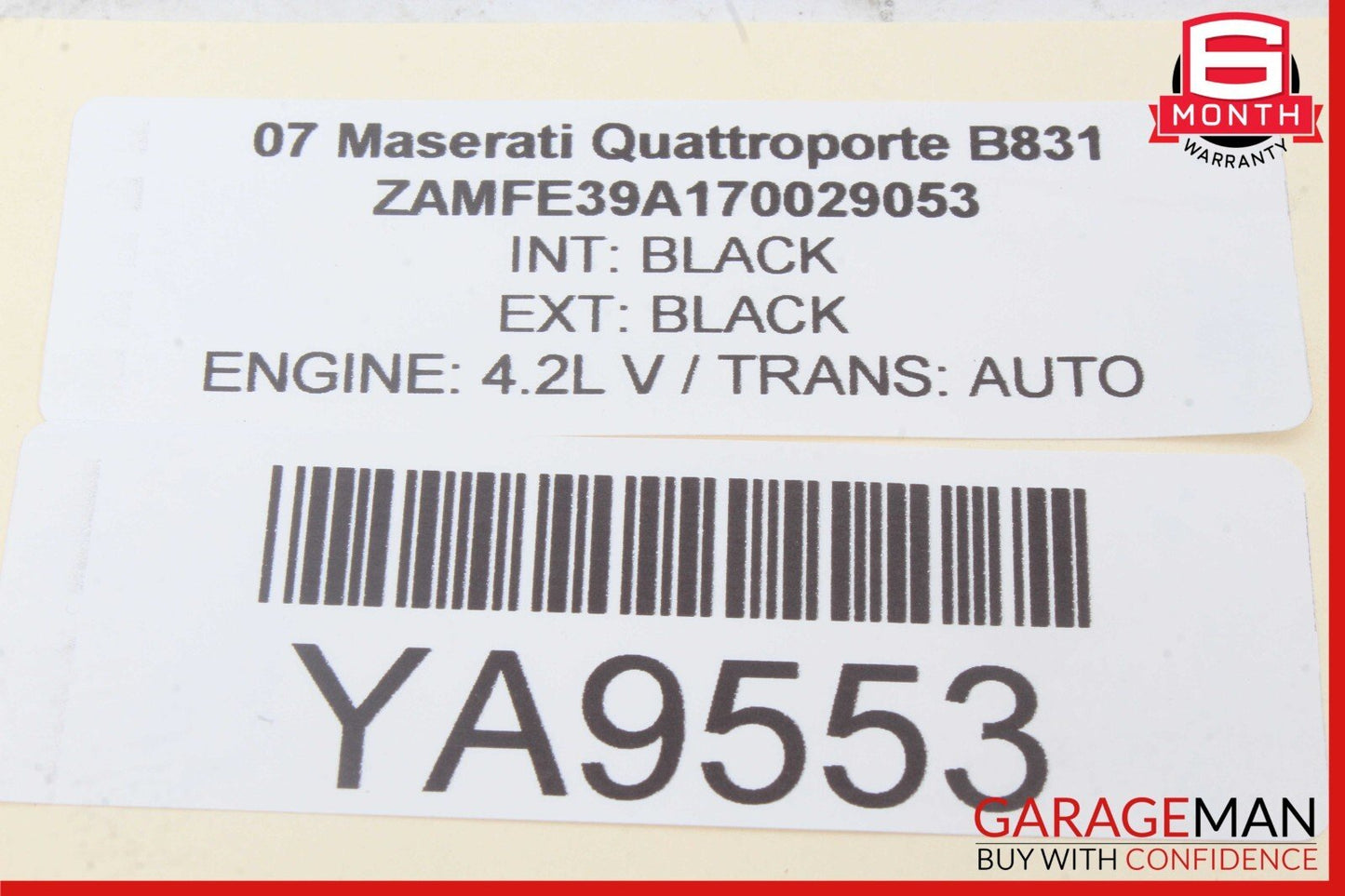 03-13 Maserati Quattroporte M139 Trunk Release Opener Control Module OEM