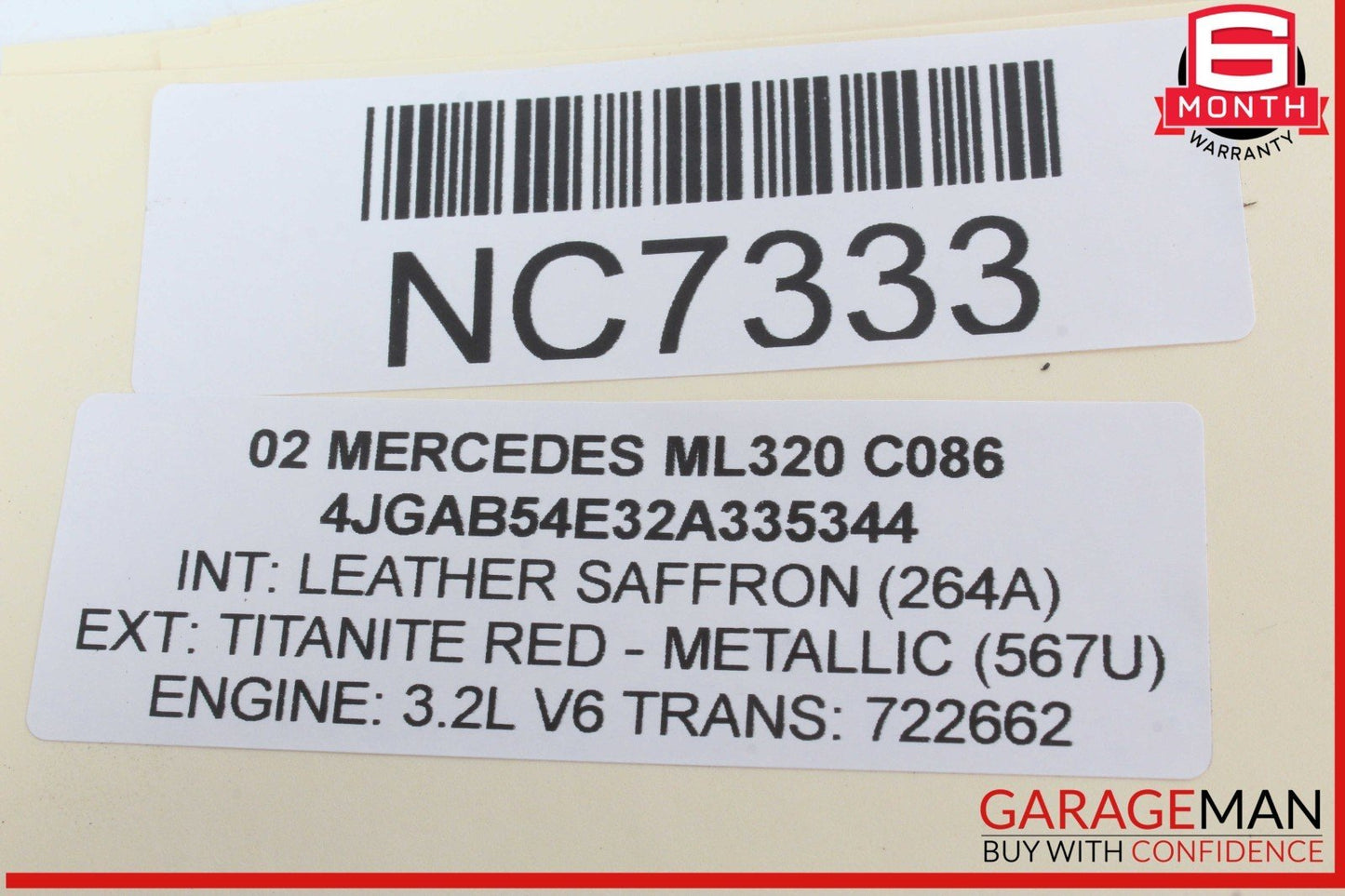 98-05 Mercedes W163 ML320 ML430 Front Right Passenger Side Seat Control Switch