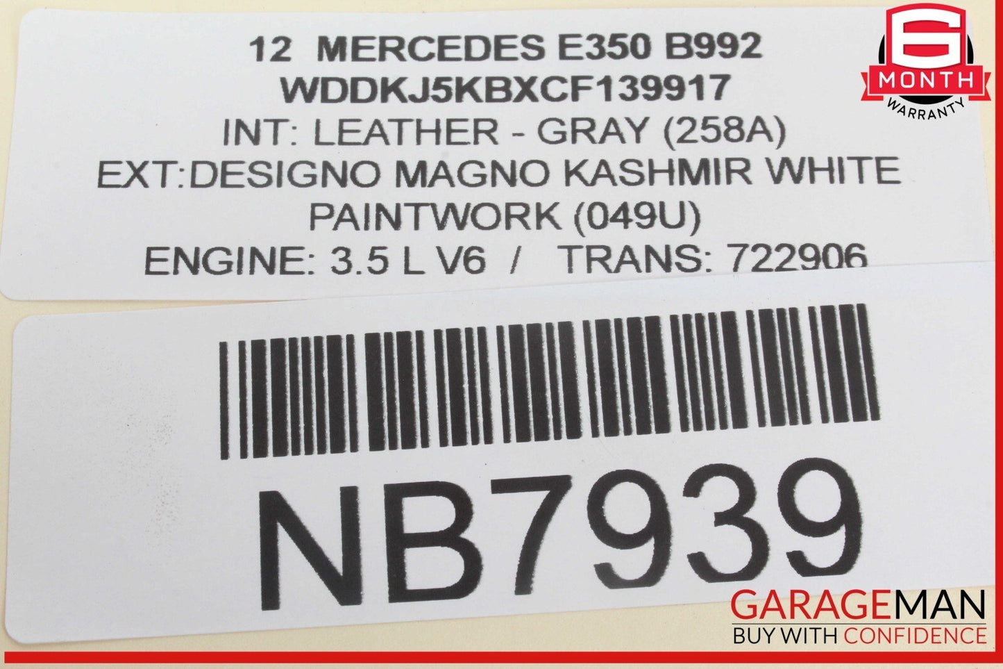 10-17 Mercedes W207 E350 E550 Coupe Rear Window Regulator Control Module OEM