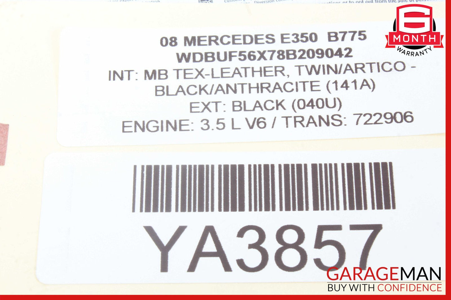 03-09 Mercedes W211 E350 E550 Front Right Passenger Door Control Module OEM