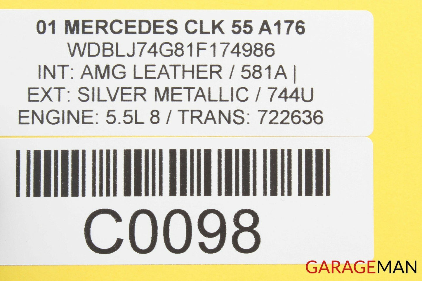 00-02 Mercedes W208 CLK55 AMG E430 Phone Antenna Amplifier Motorola SYN8486A OEM
