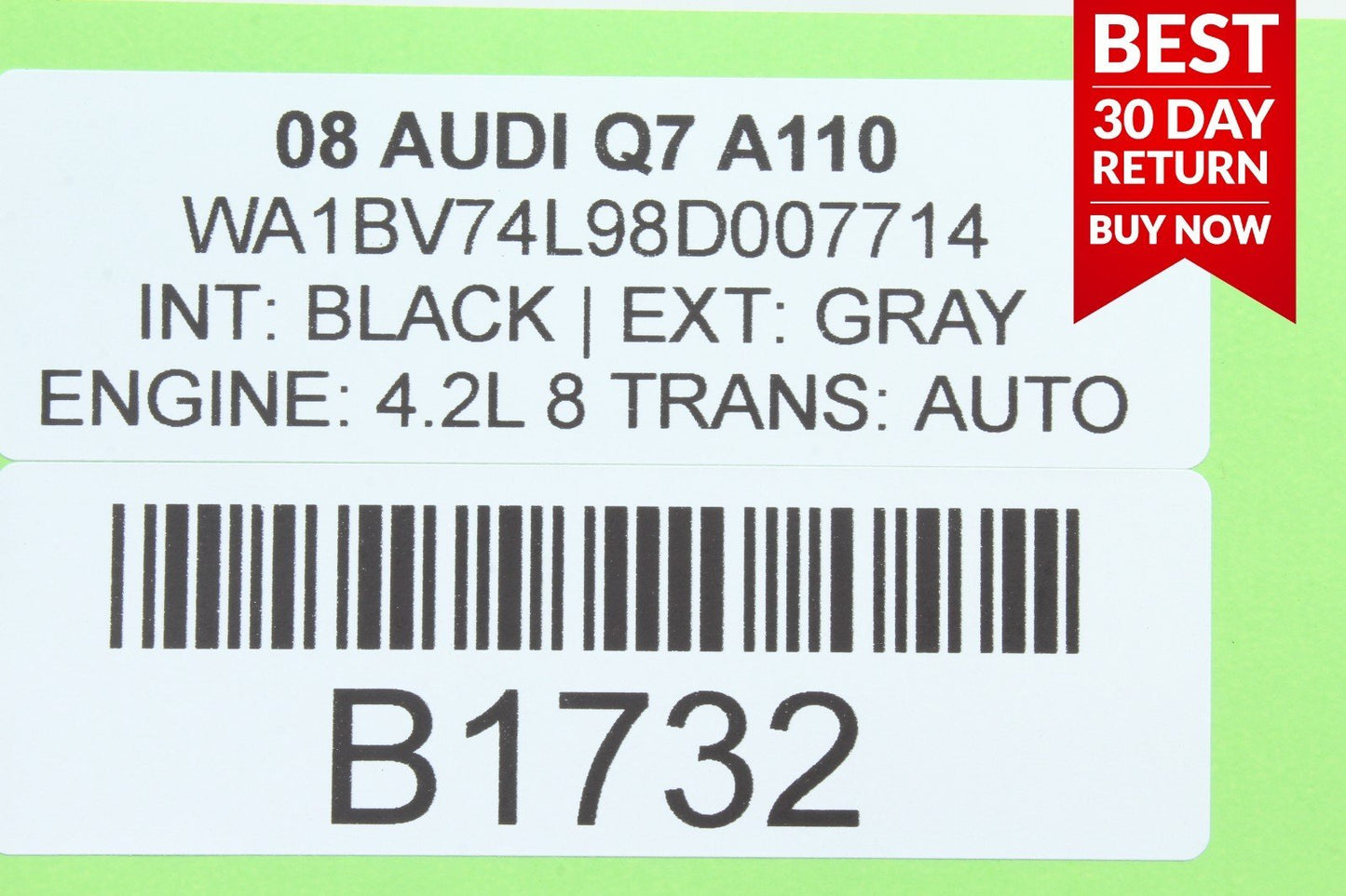 07-09 AUDI Q7 FRONT LEFT DRIVER SIDE DOOR WINDOW CONTROL MODULE A110 OEM