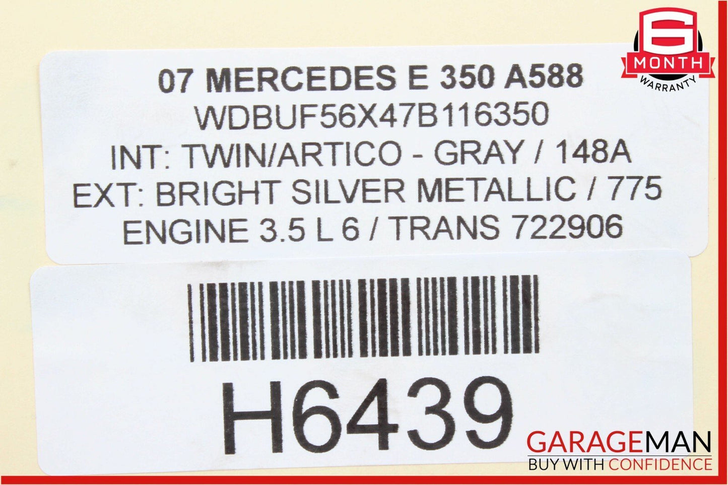 03-11 Mercedes CLS500 E320 E350 Front Right Side Seat Adjustment Motor