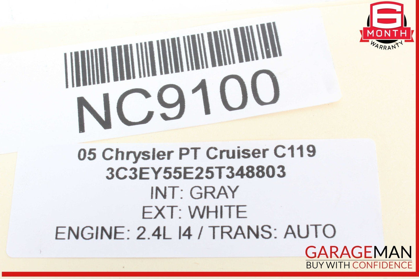 01-05 Chrysler PT Cruiser Door Lock Cylinder 04671966AA OEM