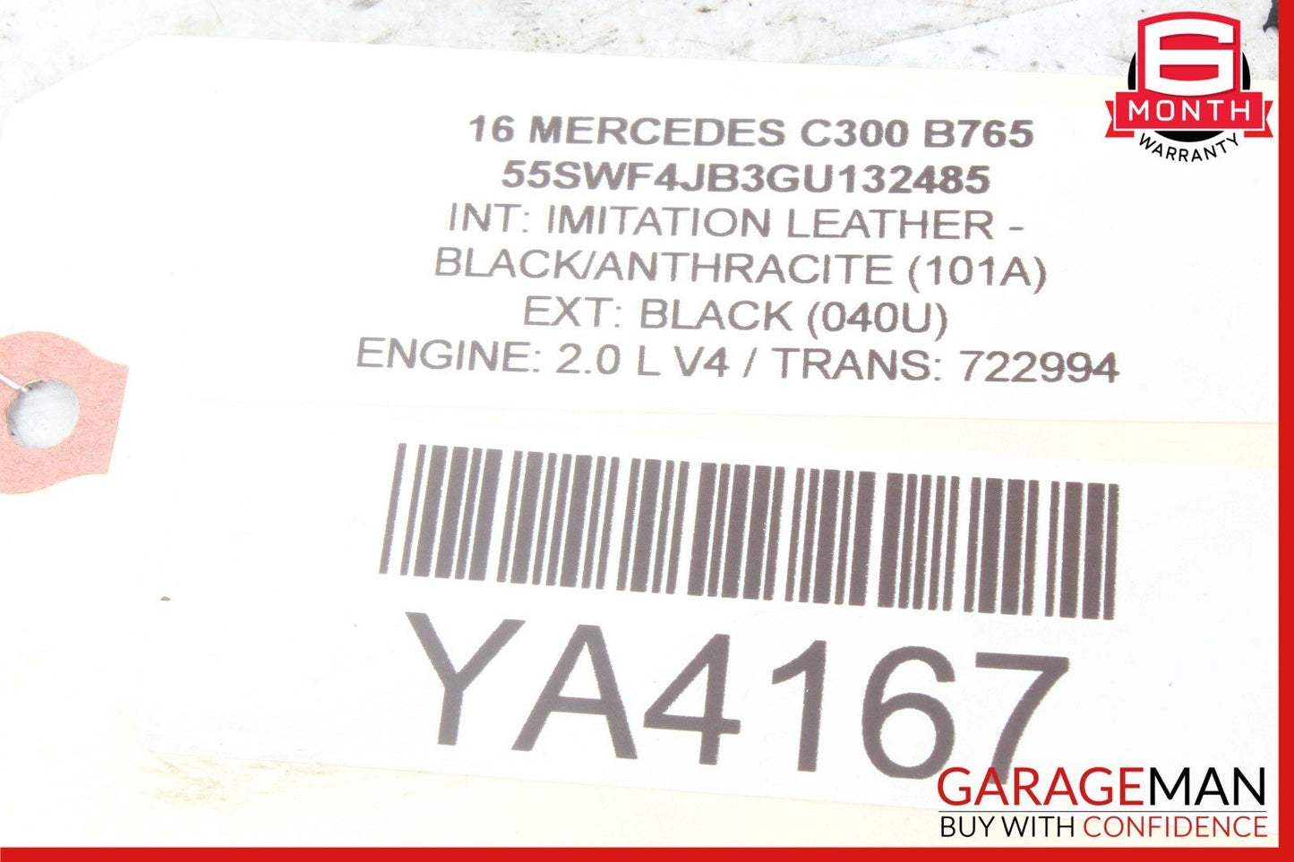 15-20 Mercedes W205 C300 C350e Rear Left / Left Suspension Upper Control Arm