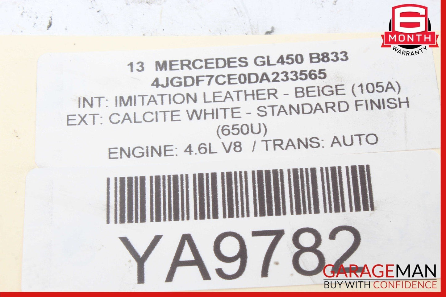 11-18 Mercedes X166 GL450 CL550 E550 Engine Motor Vacuum Pump 2780108102 OEM