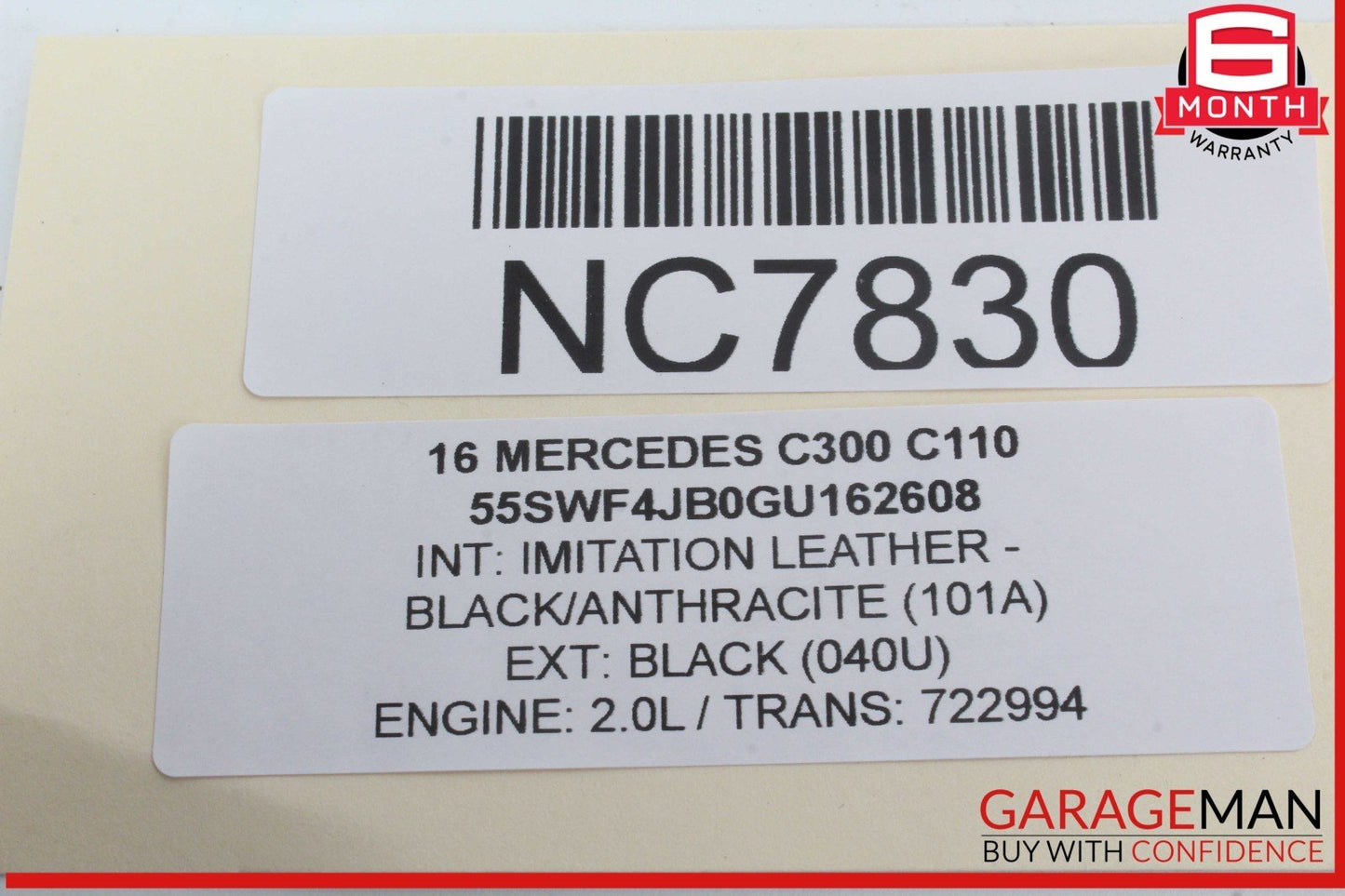14-18 Mercedes W205 C300 CLA45 AMG Rear Trunk Lid Lock Latch Actuator Mechanism