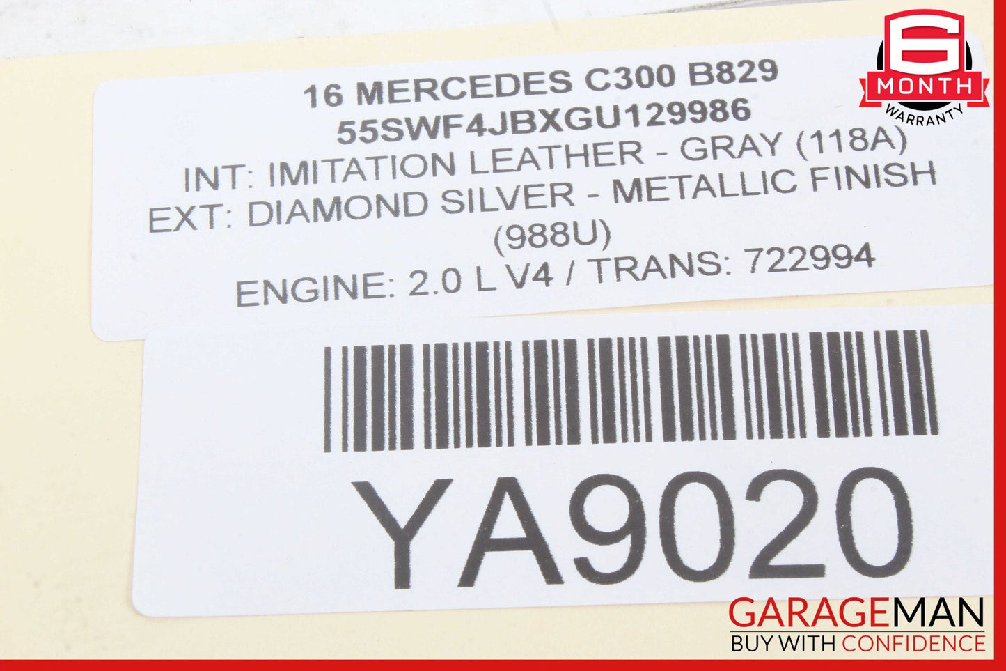 15-20 Mercedes W205 C300 Rear Left or Right Suspension Lower Control Arm OEM