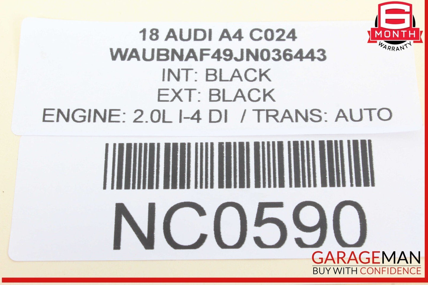 17-24 Audi A4 Rear Trunk Lock Latch Actuator 8W0827503 OEM