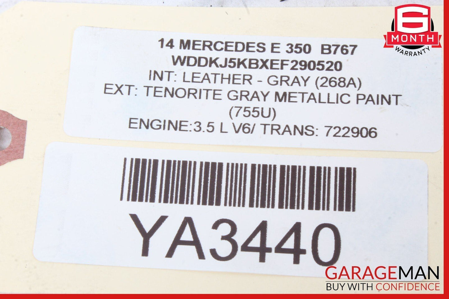 08-20 Mercedes W207 E350 C400 C300 Rear Right or Left Side Upper Control Arm OEM