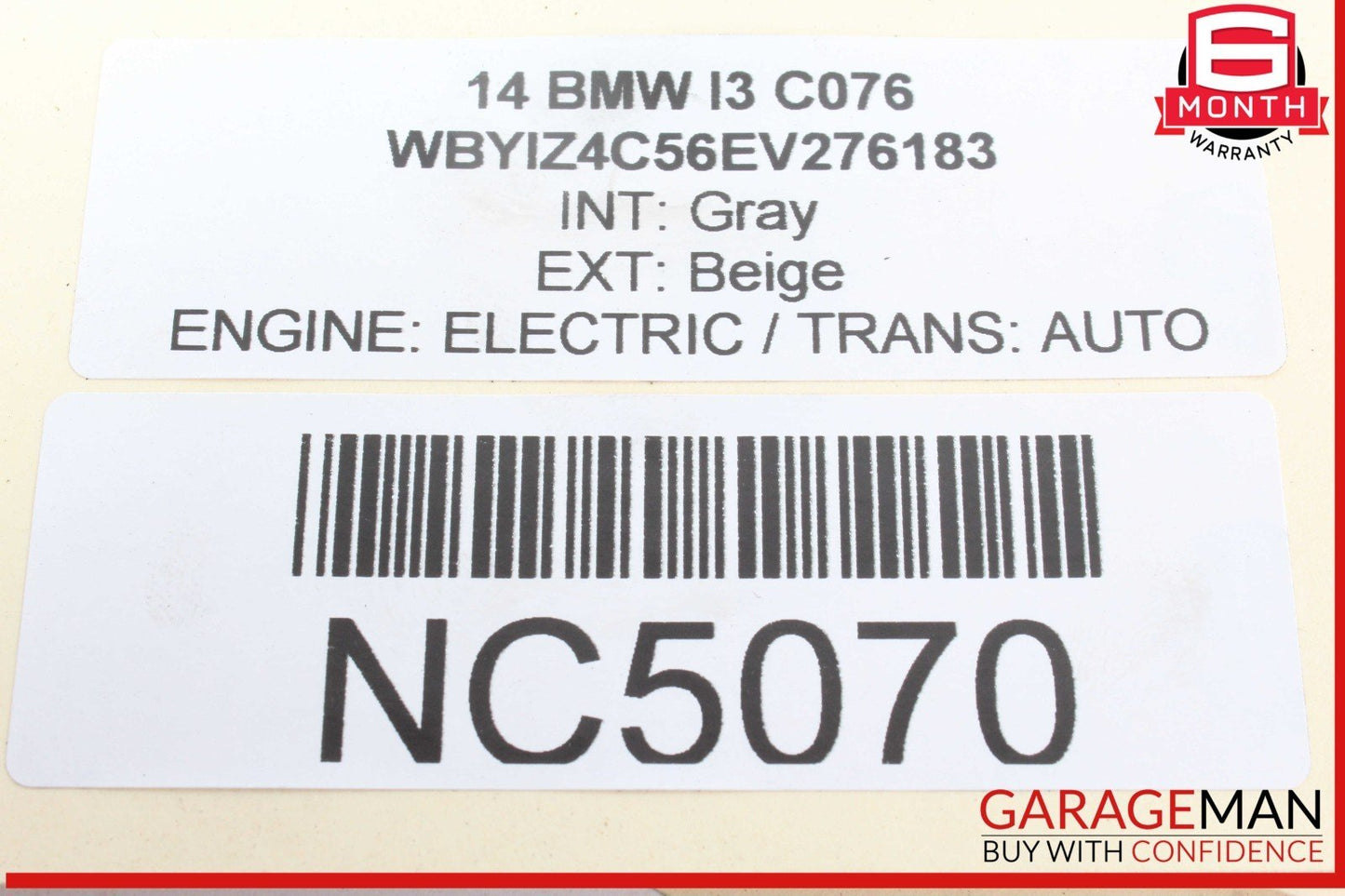 14-21 BMW i3 I01 Hybrid Engine Compressor Wiring Harness Cable OEM