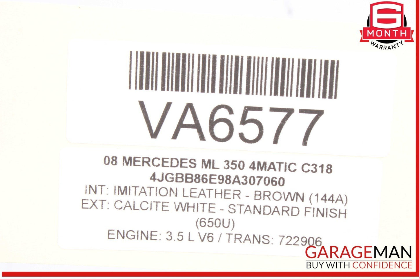 05-12 Mercedes W164 ML350 MATIC R350 Engine Motor Coolant Water Pump Assembly