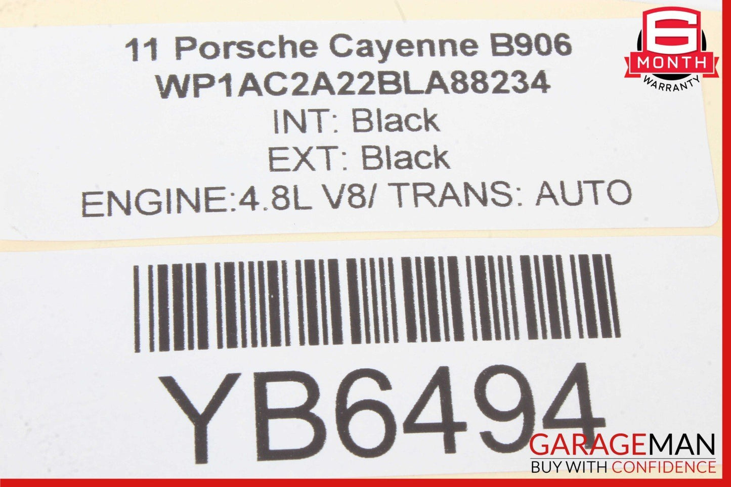 11-18 Porsche Cayenne 958 S Rear Left / Right Side Upper Forward Control Arm OEM