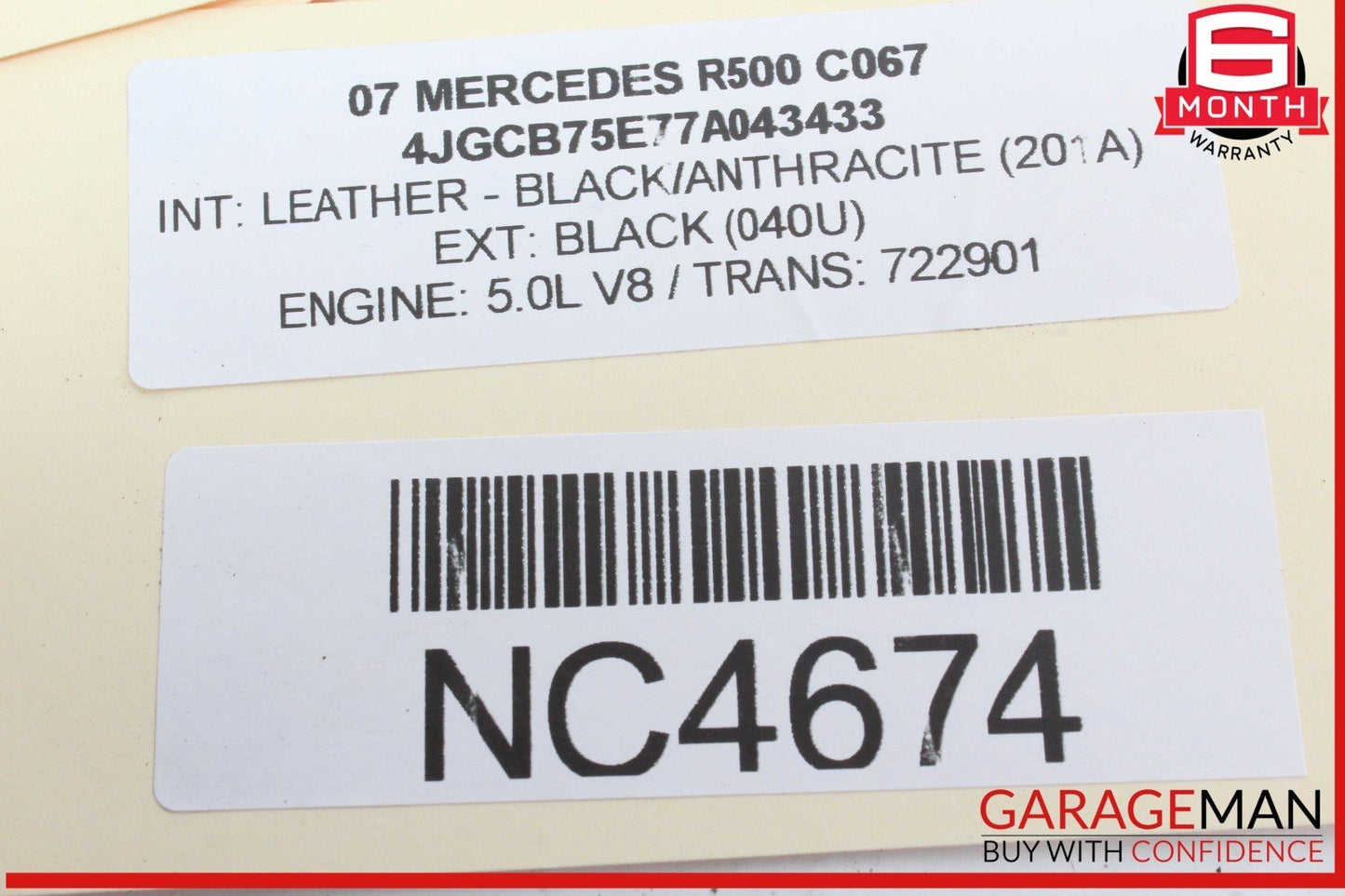 06-13 Mercedes W251 R500 R350 R550 Rear View Backup Back Up Camera OEM