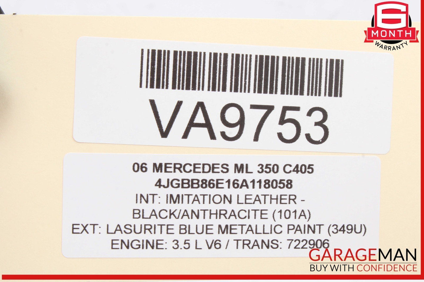 06-12 Mercedes W164 ML350 GL450 Rear Right or Left Side Shock Absorber Strut OEM