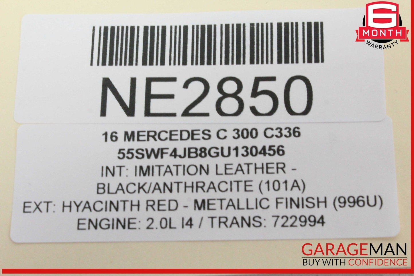 15-19 Mercedes W205 C300 GLC300 Fuse Box Power Distribution Box Module OEM