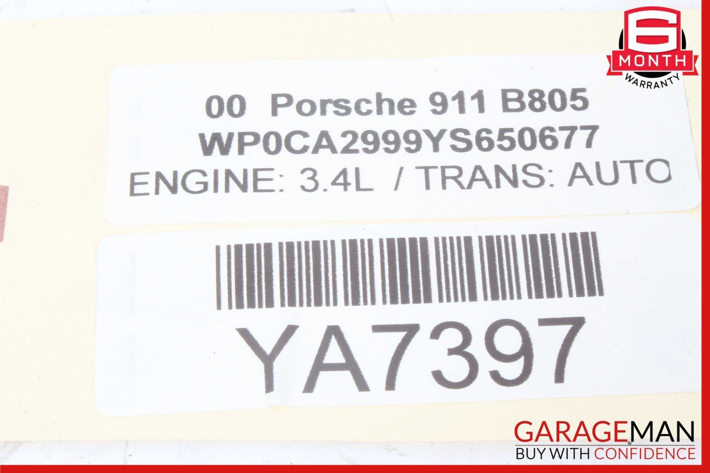 97-05 Porsche Carrera 911 996 Boxster 986 Rear Lower Control Arm Track OEM