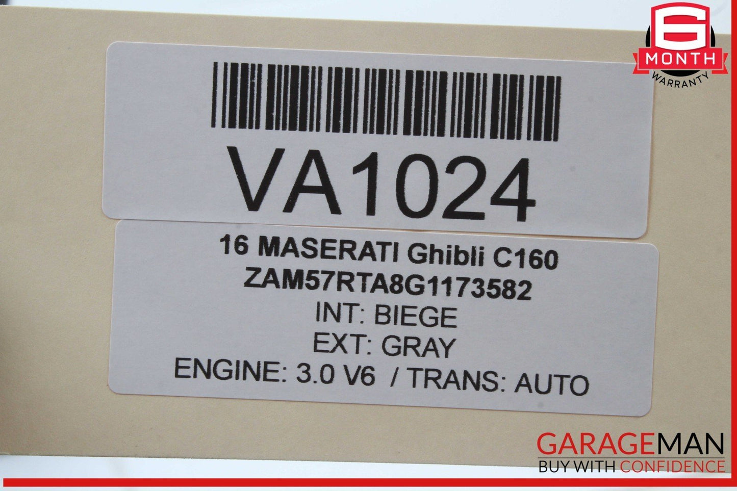 14-17 Maserati Ghibli Rear Right Passenger Side Door Lock Latch Actuator OEM
