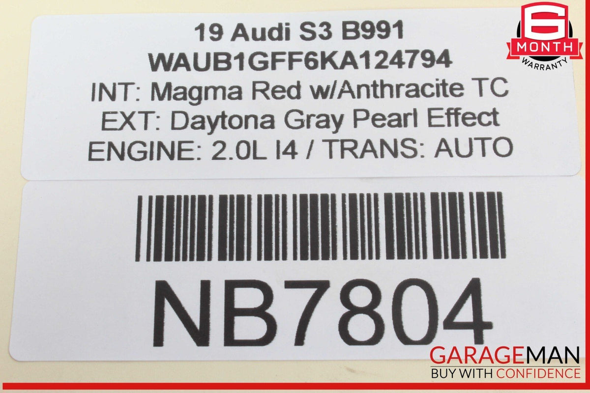 17-20 Audi S3 A3 Rear Smart Key Keyless Entry Antenna Control Module Unit OEM