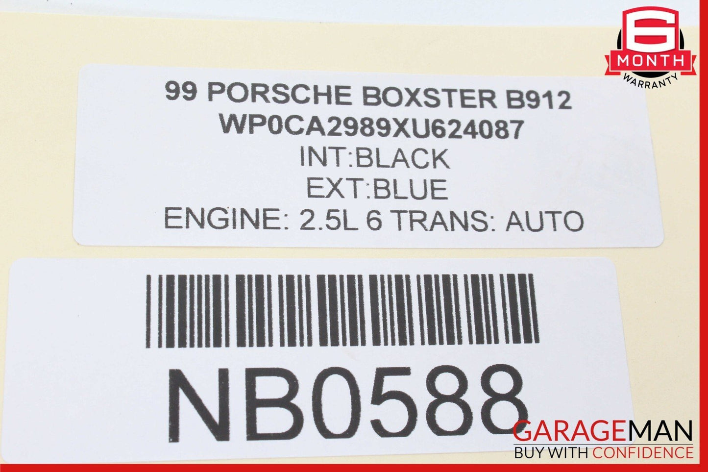 97-04 Porsche Boxster 986 Rear Right or Left Shock Absorber Spring Strut OEM