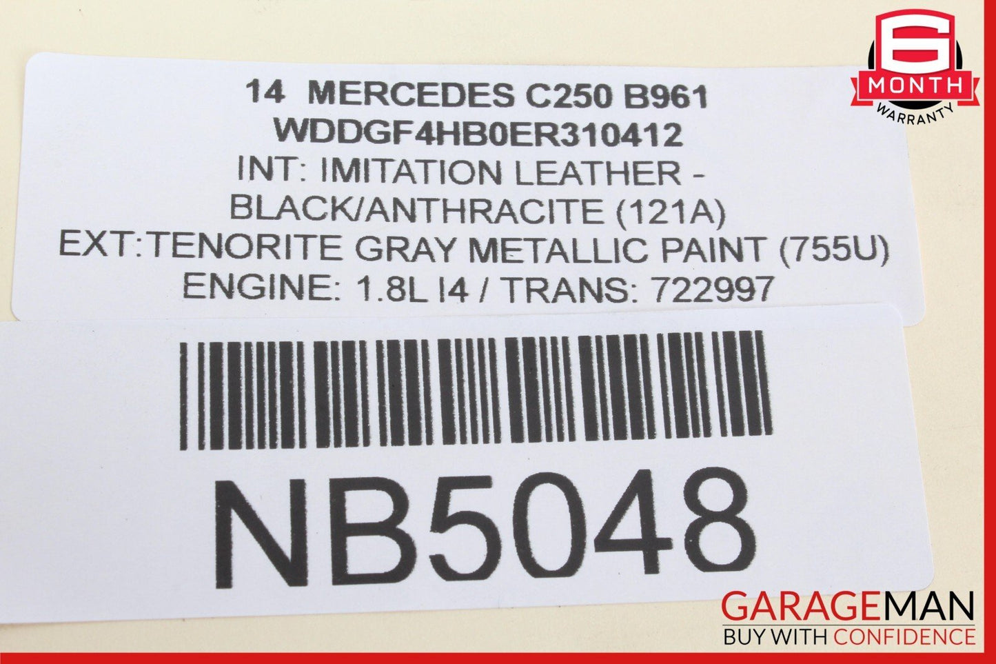 08-17 Mercedes W204 C250 C300 E350 Rear Left / Right Side Lower Control Arm