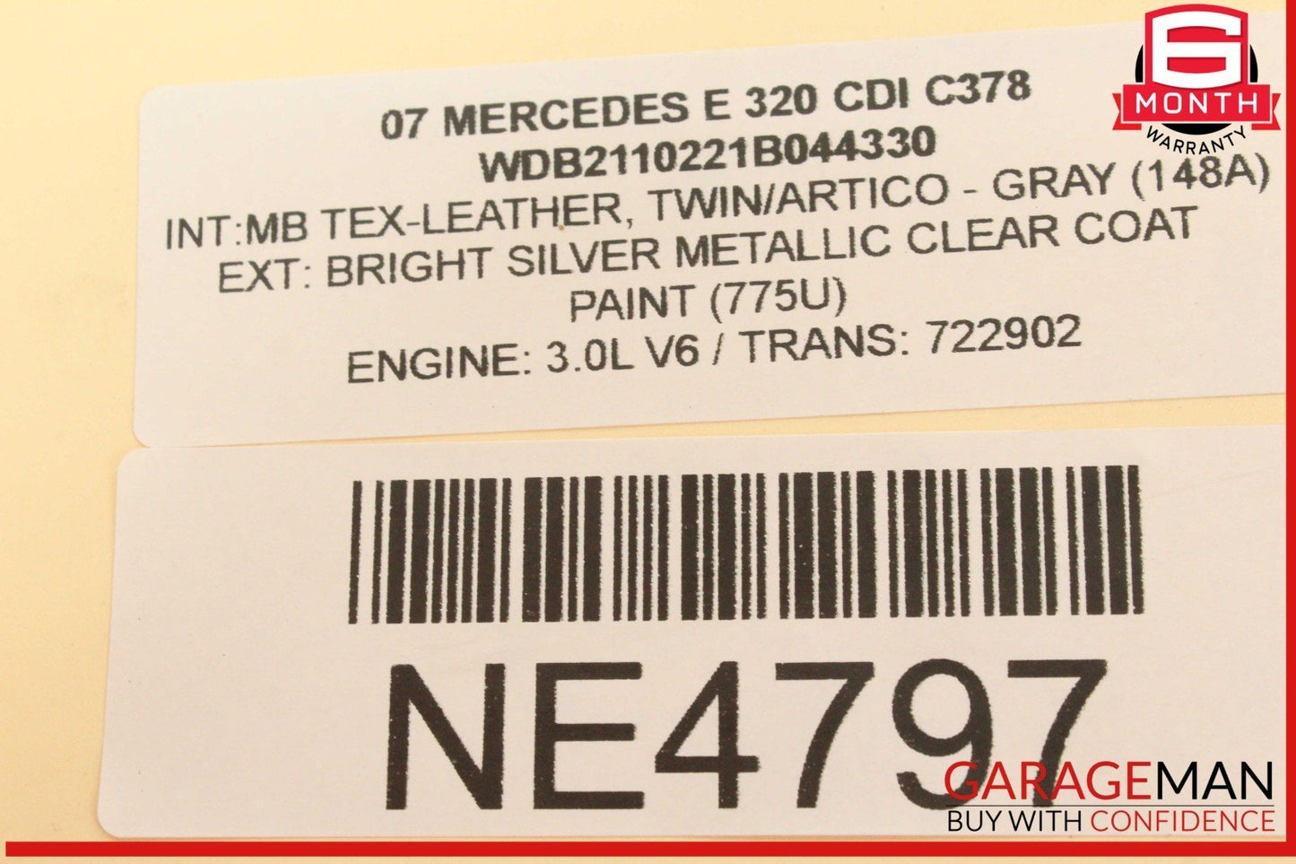 03-09 Mercedes W211 E320 CDI E350 Headlight Control Switch Black 2115450704 OEM