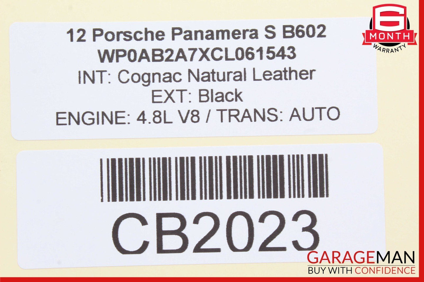 10-16 Porsche Panamera 970 Center Console Rear Left A/C AC Air Vent Trim Grille