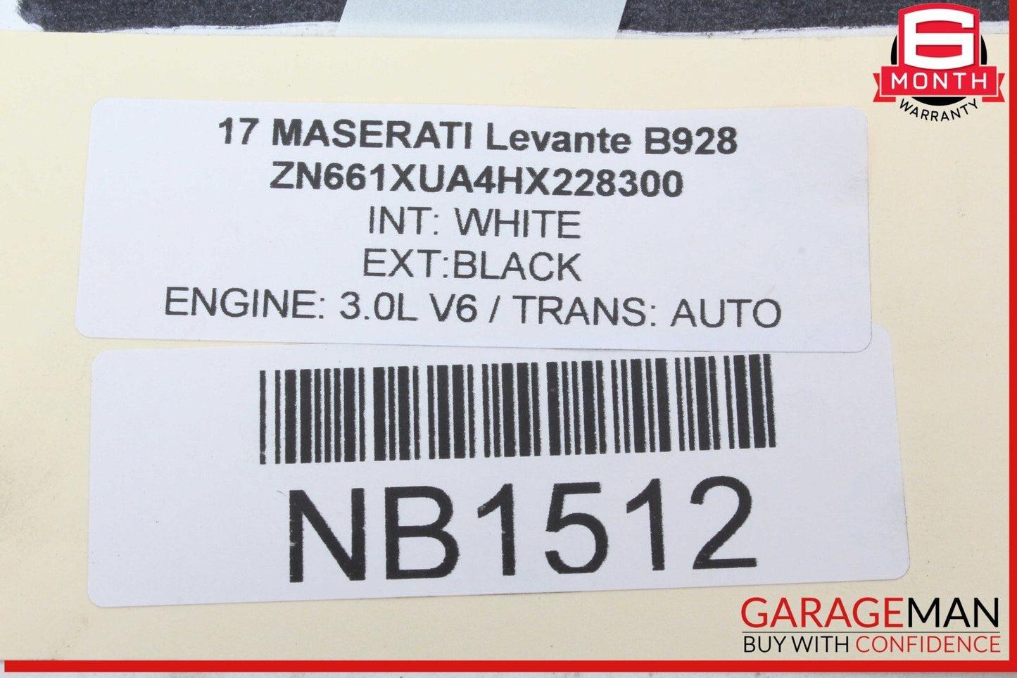 14-20 Maserati Levante Auxiliary Secondary Electric Water Pump 670005347 OEM