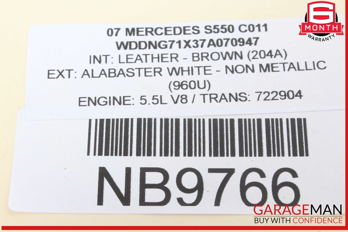 07-14 Mercedes W221 S550 CL600 Front Right Dash A/C Air Vent Trim Grille OEM