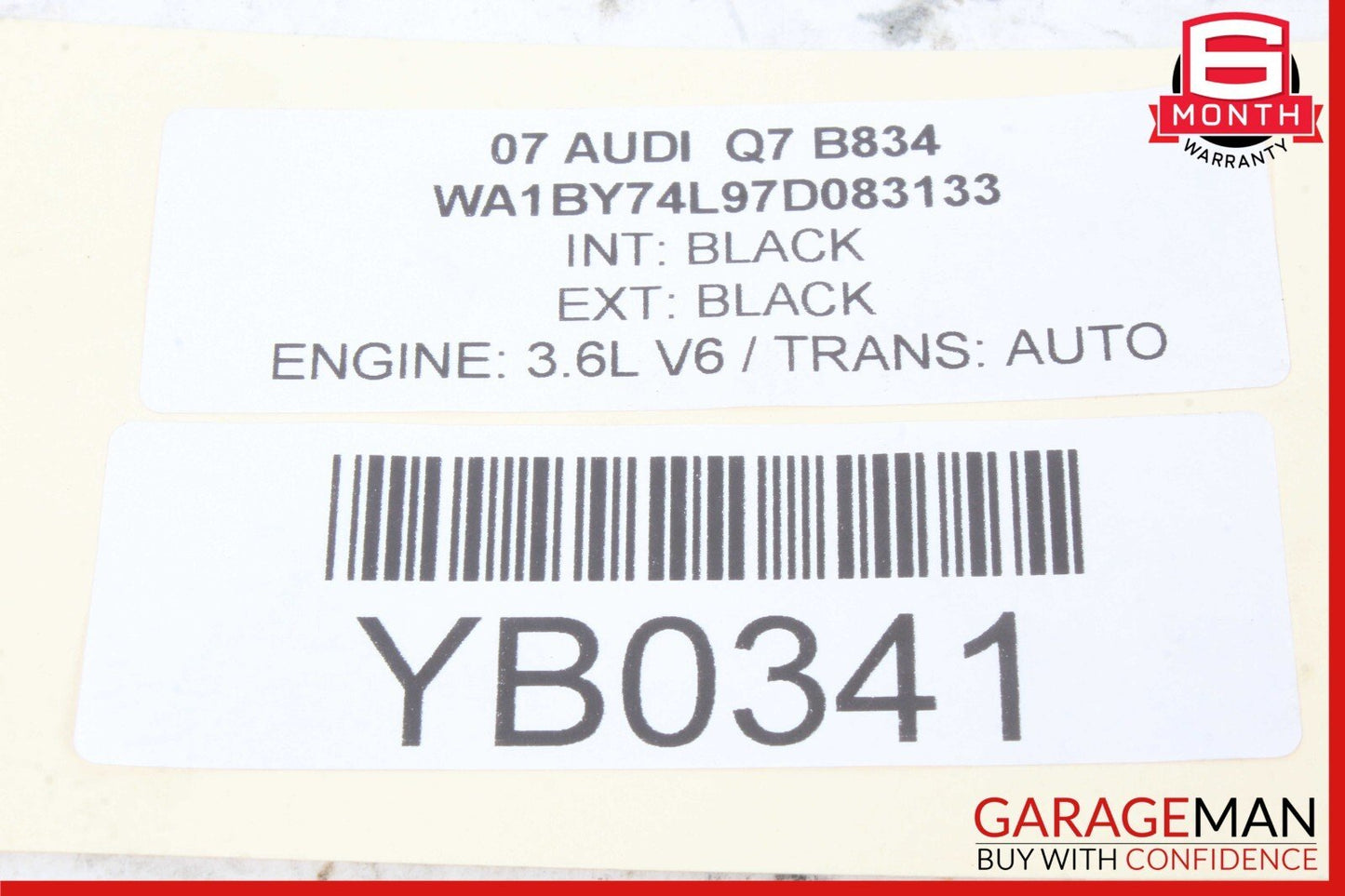 07-15 Audi Q7 Rear Right or Left Side Upper Rearward Control Arm OEM