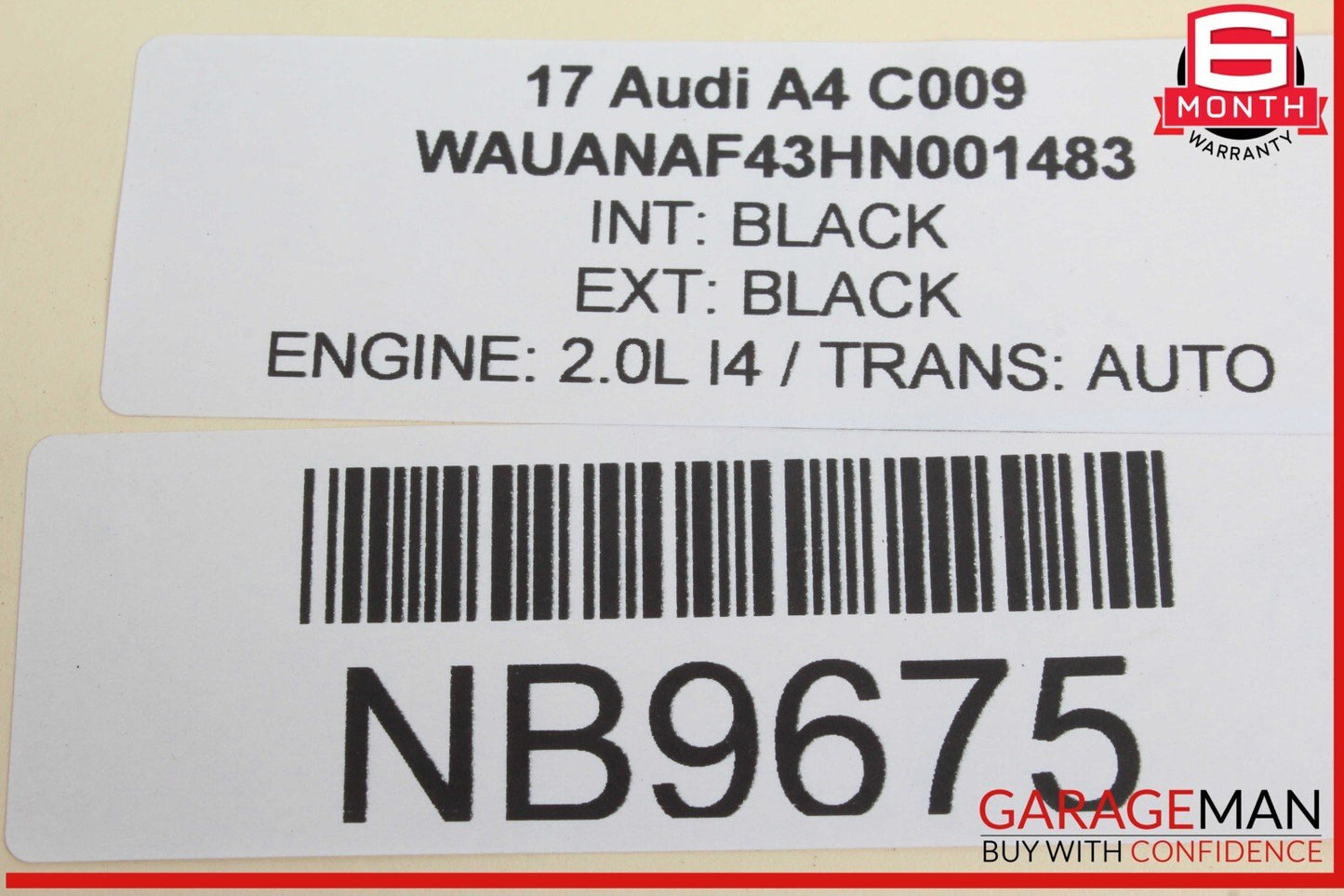 17-24 Audi A4 Front Left Driver Side Door Control Module Unit 8W0959593A OEM