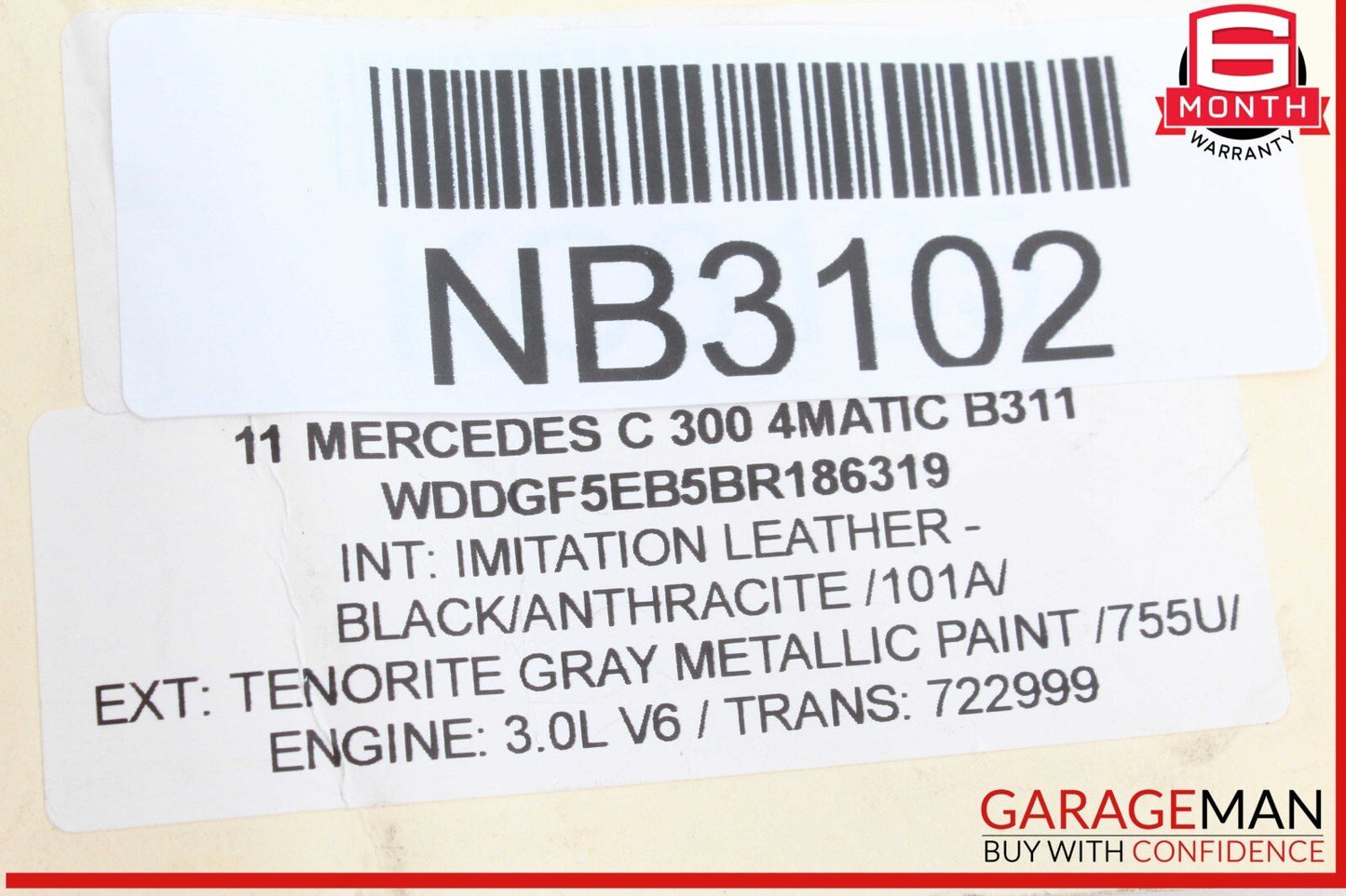 08-17 Mercedes W204 C300 C350 Rear Trunk Lid Lock Latch Actuator OEM