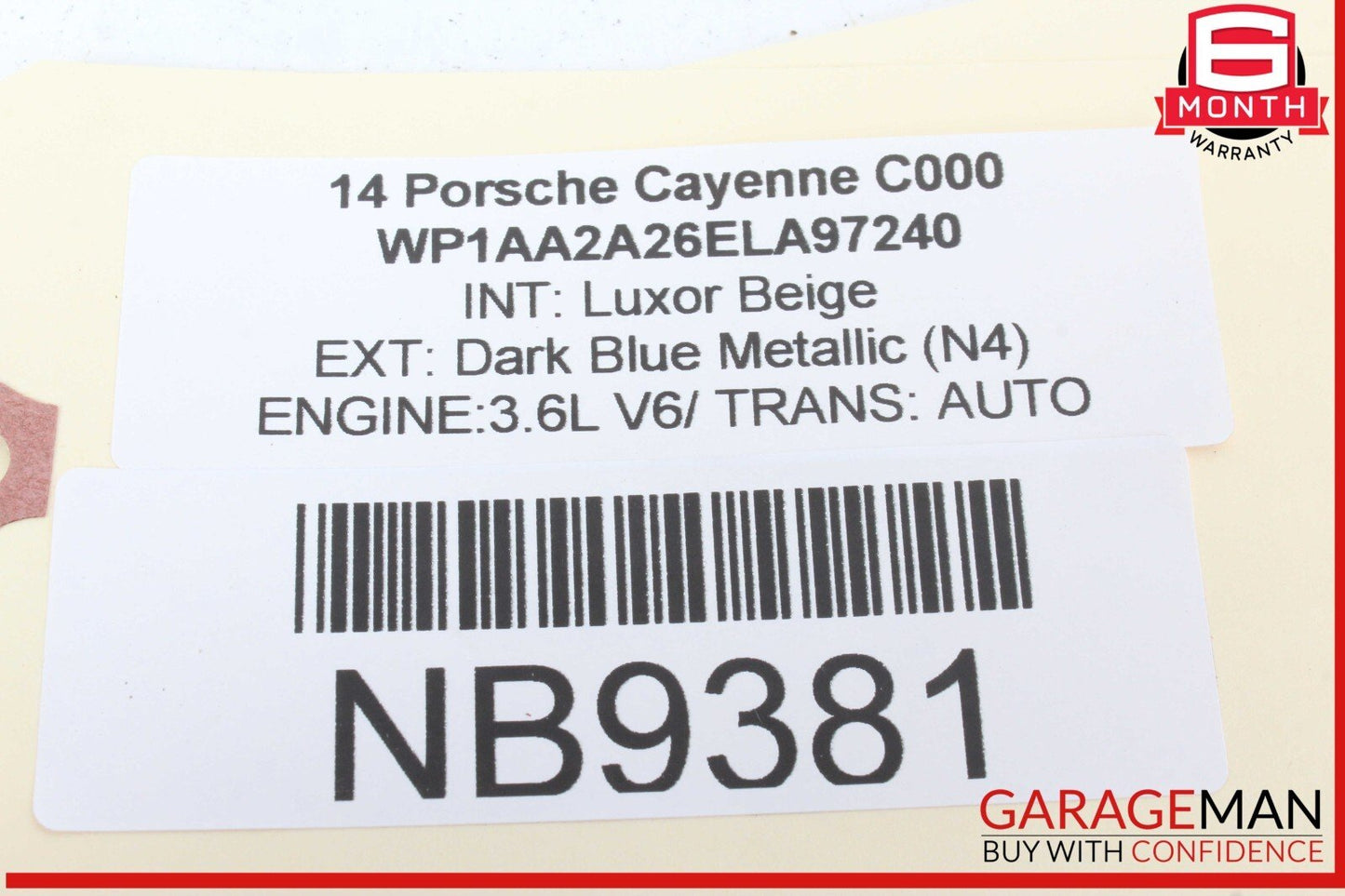 11-18 Porsche Cayenne 958 Rear Left / Rear Right Wishbone Upper Control Arm