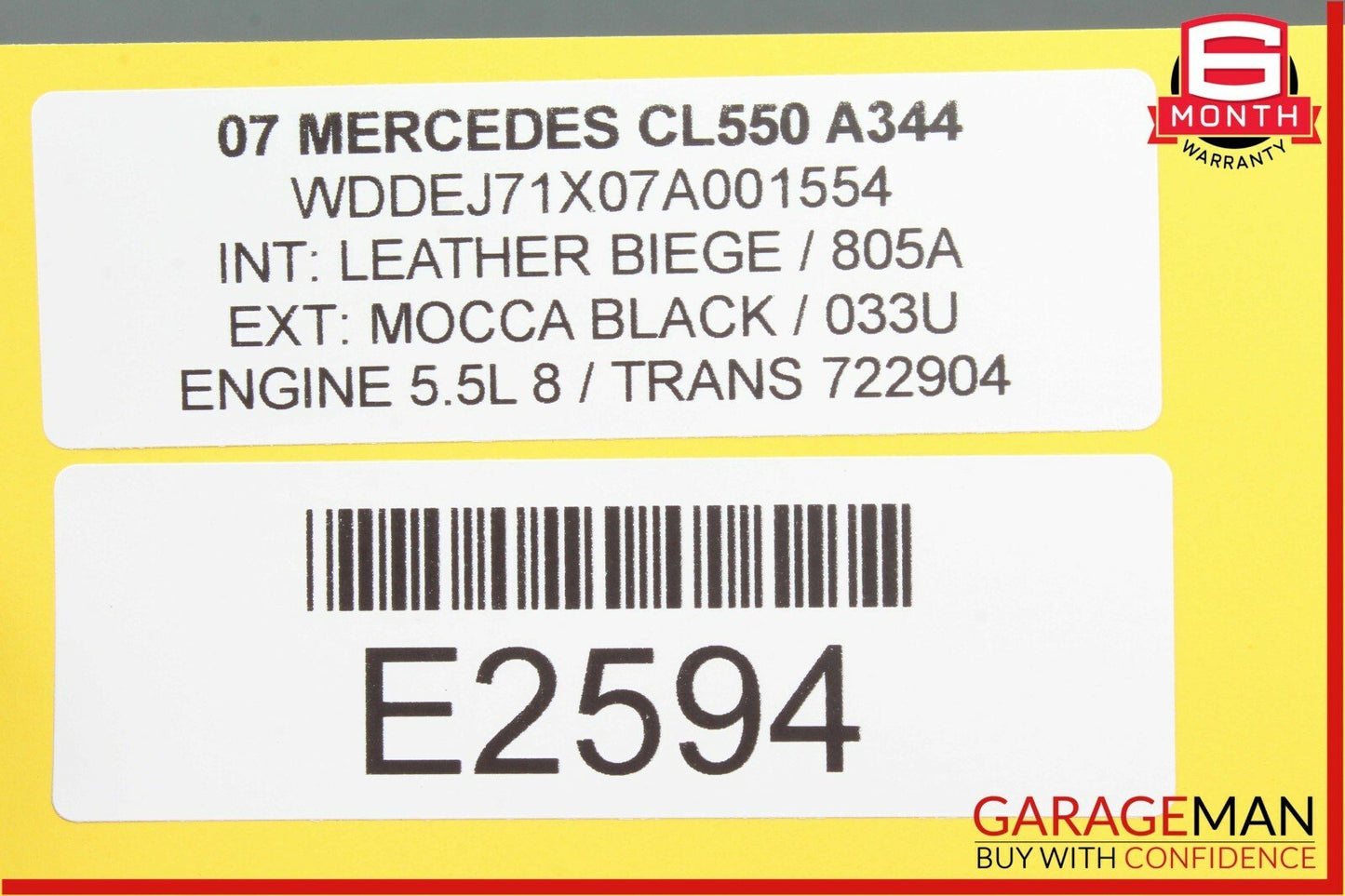 07-13 Mercedes W216 CL550 S500 S550 Instrument Cluster Dash Control Switch OEM