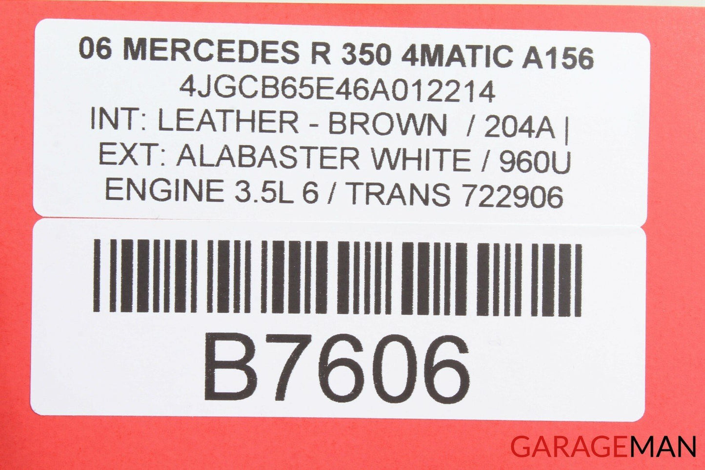 06-09 MERCEDES W251 R350 COMPASS COMPUTER CONTROL MODULE Q04 OEM