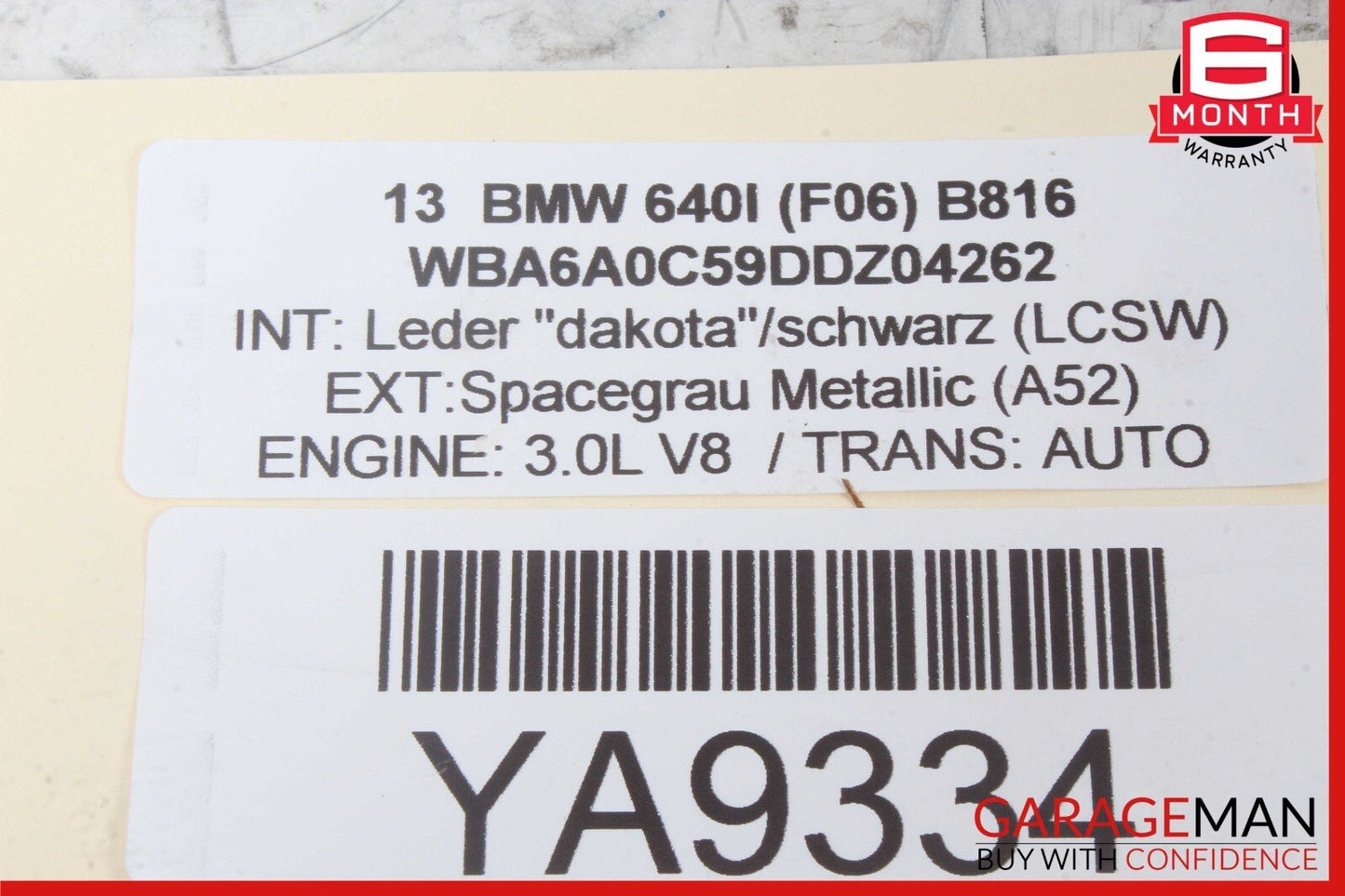 09-19 BMW 640i 750Li F01 F02 F06 Radiator Coolant Overflow Expansion Tank OEM